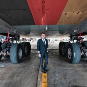 Kapitelbild: Patrick unter einem A380
