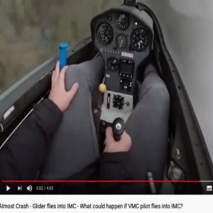 Kapitelbild: VMC in IMC Flug eines Segelfluges