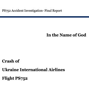 Kapitelbild: Final Report von Ukraine international Flight PS752