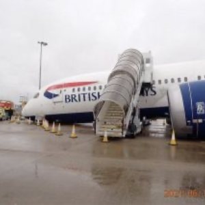 Kapitelbild: BA B787 Nose Gear Collaps