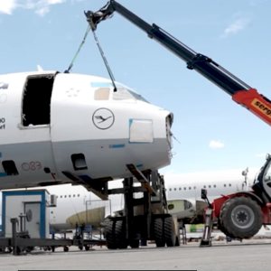 Kapitelbild: Video über das zerschneiden eines A320 in Teruel