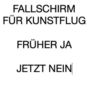 Kapitelbild: Kunstflug mit Fallschirm J/N