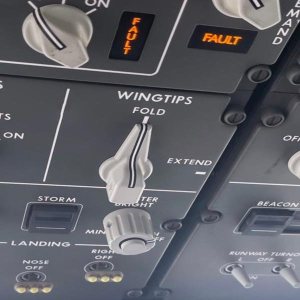 Kapitelbild: Der Wingtipfold Schalter des B777X