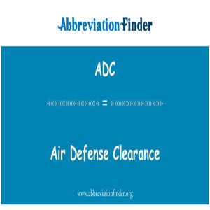Kapitelbild: ADC: Air defense clearence Number