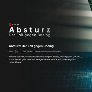 Kapitelbild: Netflix: Absturz: Der Fall gegen Boeing