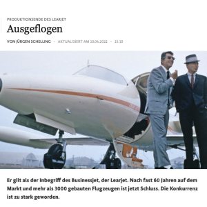 Kapitelbild: Learjet Produktion wurde eingestellt