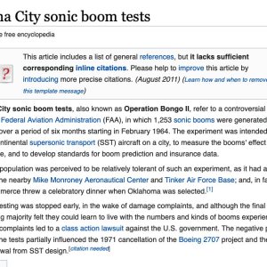 Folge 90: Oklahoma City sonic boom tests