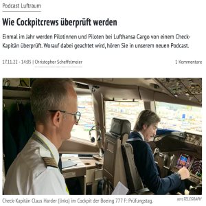 Folge 98: Luftraumpodcast: Überprüfung von Cockpit Personal