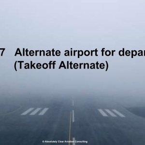Folge 109: Frage von CM: Takeoffalternate