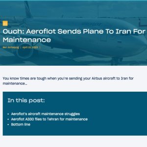 Folge 110: Posting von Nick: Wartung der Russischen Western Jets