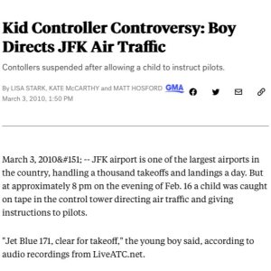 Folge 118: Kid Controller Controversy: Boy Directs JFK Traffic