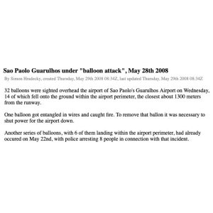 Folge 126: Guarulhos under "balloon attack", May 28th 2008