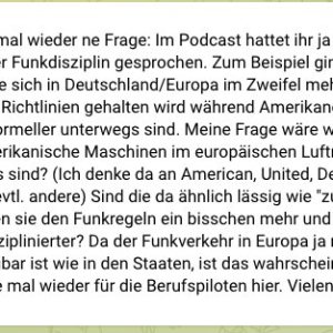 Folge 133: Frage von Nick: Funkdiziplin