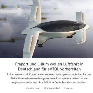 Folge 136: Lilium Jet Kooperation mit MUC Airport und FRAPORT