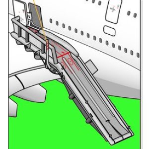 Folge 139: Beispiel A380 Rutsche und Landung bei eingefahrenem Fahrwerk.