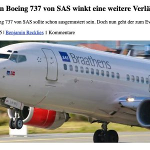 Folge 143: Letzte SAS B737 Classic als medivac Flieger