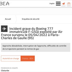 Folge 153: Zu B777 Incident CDG: Feedbackfrage von Michael