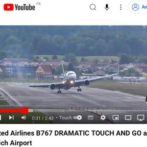 Folge 153: Schön gefilmter GA einer 767 in Zürich