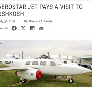 Folge 155: AEROSTAR JET PAYS A VISIT TO OSHKOSH