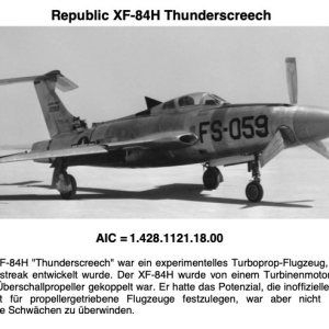 Folge 160: Die Republic XF-84H Thunderscreech
