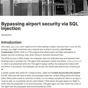 Folge 164: Airport Security Hack