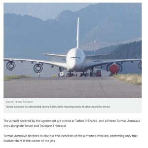Folge 165: Three more stored A380s to be broken up for spares