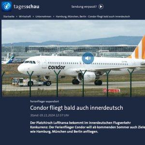 Folge 166: Condor bald auch innerdeutsch!
