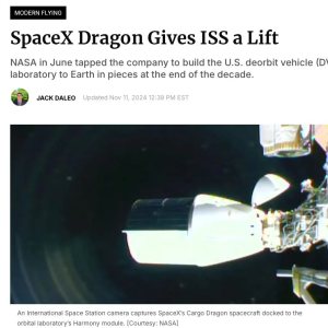 Folge 167: SpaceX Dragon Gives ISS a Lift