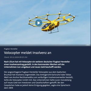 Folge 174: Volocopter meldet Insolvenz an
