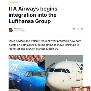 Folge 179: ITA Airways begins integration into the Group