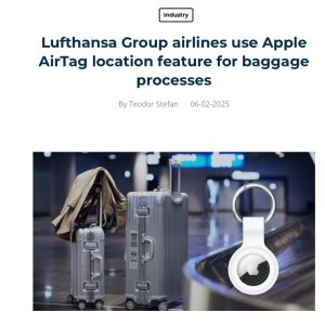 Folge 179: Airlines nutzen Apple AirTag für Gepäckprozesse