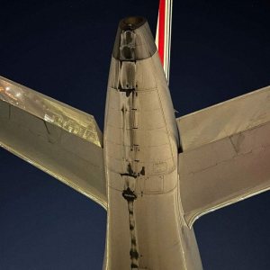 Folge 182: Bild vom Heck nach dem Tailstrike
