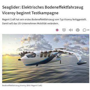 Folge 183: Seaglider: Elektrisches Bodeneffektfahrzeug Viceroy im Test