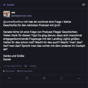 Folge 184: Frage von Daniel