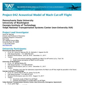 Folge 189: Project 042 Acoustical Model of Mach Cut-off Flight