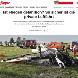 Folge 193: Artikel zur Flugsicherheit im Fliegermagazin