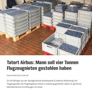 Folge 195: Nieten bei Airbus geklaut