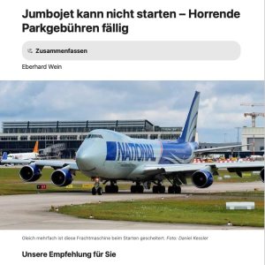 Folge 196: Flughafen Stuttgart: Jumbojet kann nicht starten
