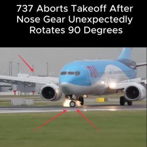 Folge 196: 737 Aborts T/O After Nose Gear Unexpectedly Rotates 90 Degrees