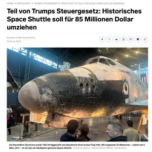 Folge 197: Space Shuttle soll umziehen