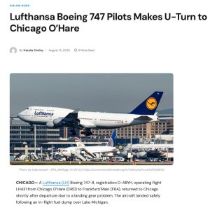 Folge 199: B747 kehrt nach ORD zurück