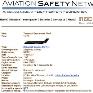 Folge 199: OTD: Accident McDonnell Douglas DC-9-31 N988VJ