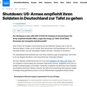 Folge 205: US-Armee empfiehlt ihren Soldaten, zur Tafel zu gehen
