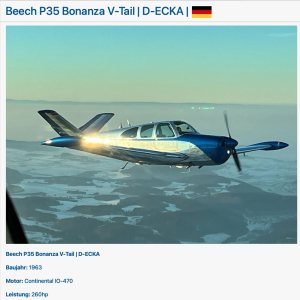 Folge 207: Beech P35 Bonanza V-Tail  D-ECKA