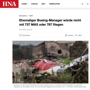 Folge 210: Ehemaliger Boeing-Manager würde nicht mit 737 MAX fliegen...