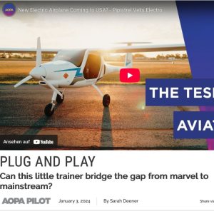 Folge 211: US-AOPA Thema Velis Electro: Plug and play