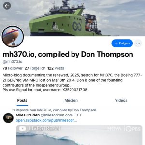 Folge 211: Tipp für MH370: Don Thompson folgen