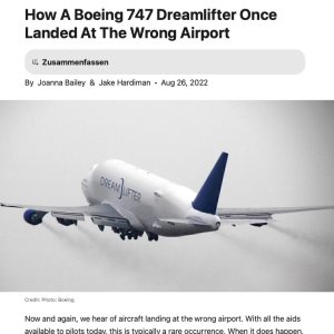 Folge 211: Falsche Landung des Boeing DreamLifters