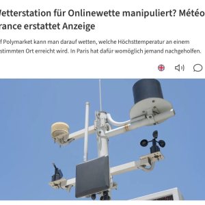 Folge 225: Polymarktet Temperatur Fraud