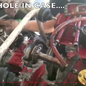 Folge 227: Bild von dem Motor nach dem Vorfall